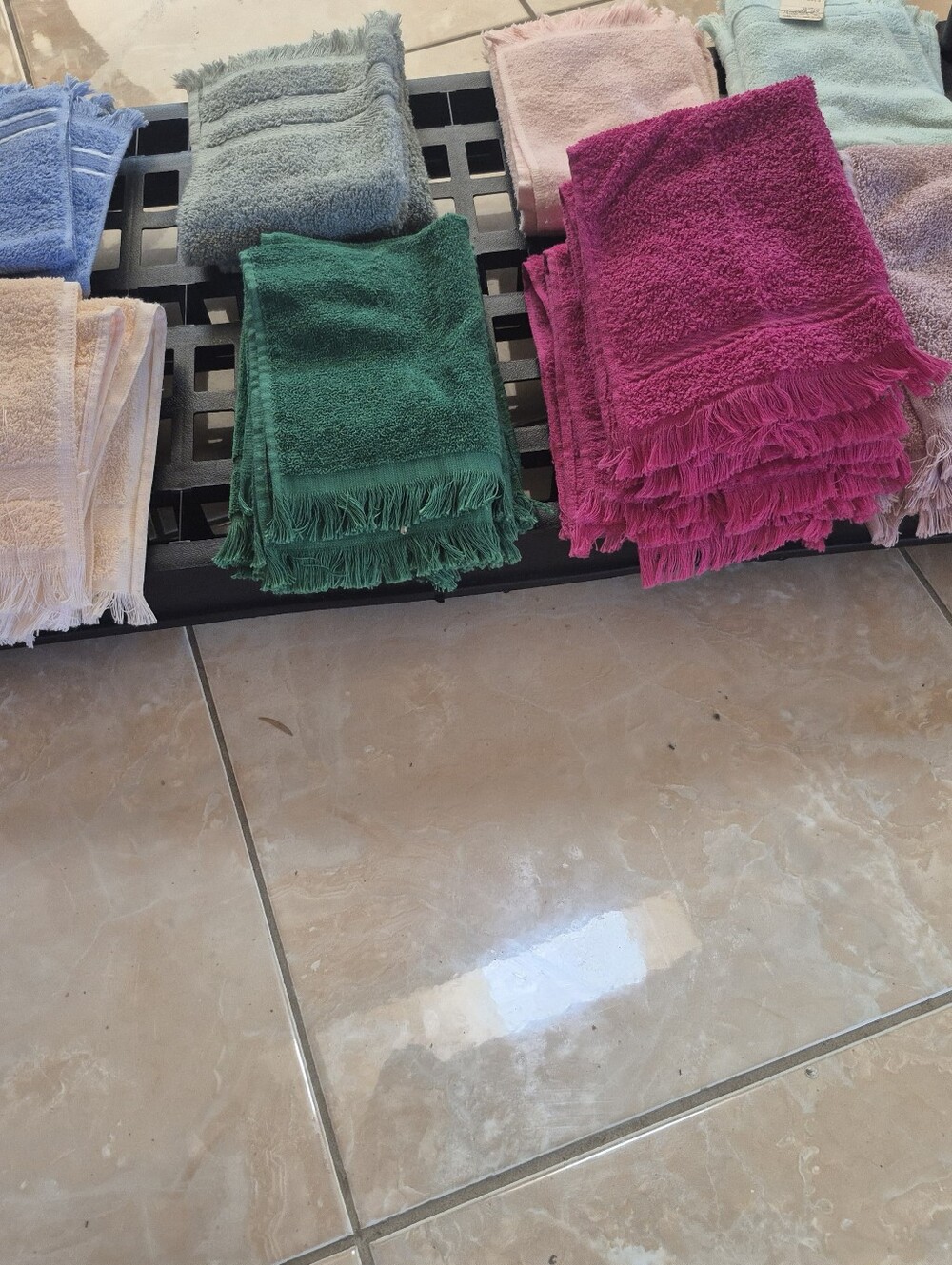 16 Face Towels Plush quality brands new With tags
